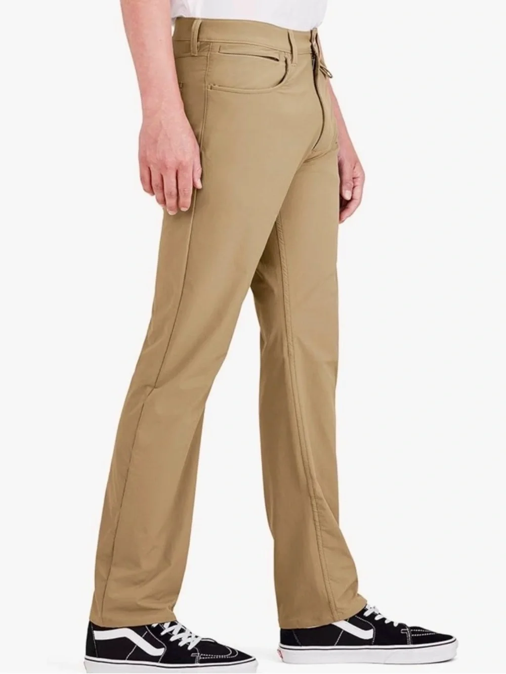 Dockers Pants Go Jean Cut Straight Fit Security Pocket British Khaki Size 34x32